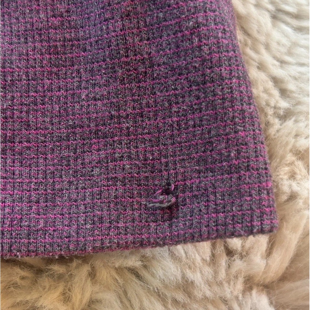 Lululemon Scuba Stripes Hoodie 6 Full Zip Thumbholes Fleece Purple - Picture 8 of 11